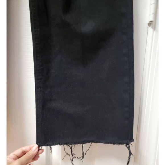 TRN Frayed Hem Wide Leg Jeans 24 - Picture 9 of 11